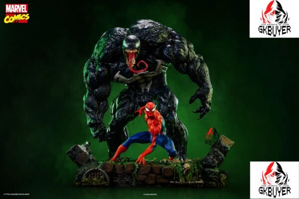 Queen Studio - Marvel14 Spider-Man VS Venom Full Body Figure (Licensed)