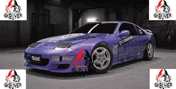 Hasegawa - 1/24 TOKYO X TREME RACER X  HASEGAWA NISSAN FAIRLADY Z Z32 VERSION R TWIN TURBO 2by2 MIDNIGHT PLAMO (Licensed)