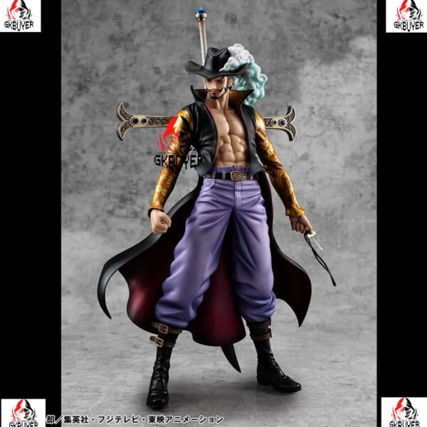 MegaHouse - One Piece Dracule Mihawk Excellent Model Portrait Of Pirates 1/8 Figure (Licensed)