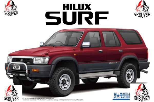 AOSHIMA - 1/24 TOYOTA VZN130G HILUX SURF SSR-X WIDE BODY '91 X Initial D Nakazato's GT-R (Licensed)