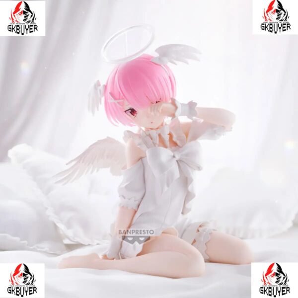 BANPRESTO - Re:ZERO Starting Life in Another World Relax time - Ram Sweet Angel ver. (Licensed)