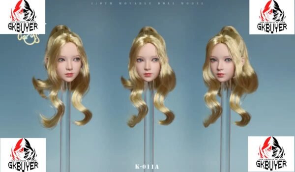 JKTOYS - 1/6 Asian Beauty Head Sculpture - Carys K-011 (Licensed)