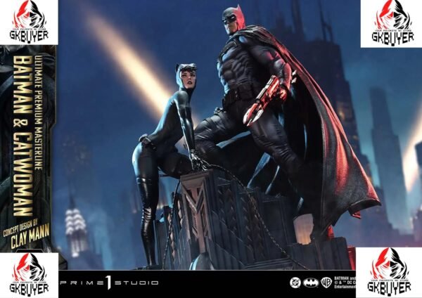 Prime 1 Studio - Ultimate Premium Masterline Batman (Comics) Batman X Catwoman (Concept Design by CLAY MANN) UPMDC-13 UPMDC-13S (Licensed)