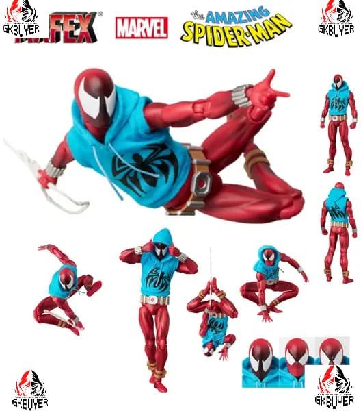 MEDICOM TOY - MAFEX SCARLET SPIDER (COMIC Ver.) Ver. 2.0 (Licensed)