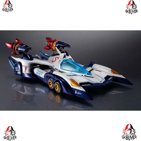 MegaHouse - C.F.C.-Heritage Edition- Future GPX Cyber Formula SIN Nu Asurada AKF-0/G Spiral X SIN: Ogre AN-21 Super Aero Boost Mode (Licensed)